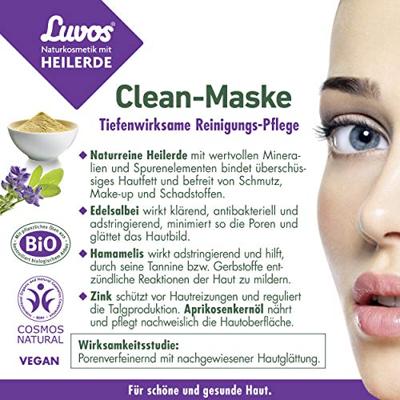 Luvos Crememasker clean 7.5ml 2 Stuks