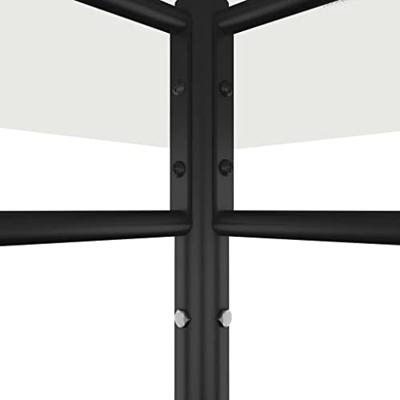 VidaXL Prieel 180 g/m² 3x3x2,7 m crèmekleurig