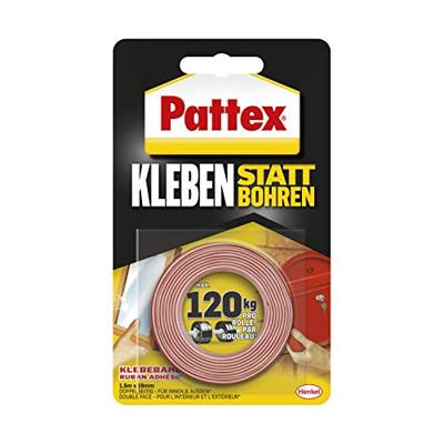 Pattex PRO/DIY Tapes PXMT2 Dubbelzijdige tape Wit (l x b) 1.5 m x 19 mm 1 stuk(s)