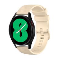 Garmin Venu 3s / Vivoactive 4s / Venu 2s / Vivomove 3s / Forerunner 255s - Sportband met motief - Beige - thumbnail