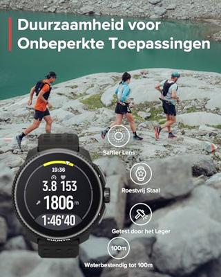 Suunto RACE Smartwatch 49 mm Zwart