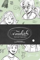 Schetsbk creachick sage green 14.5x21cm 240gr - thumbnail