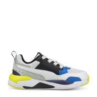 Puma X-Ray 2 Square AC PS sneakers wit/zwart/blauw/geel - thumbnail