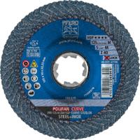 PFERD TOOLS 67689053 PFR 125-M Z 40 SGP CURVE STEELOX/X-LOCK Lamellenschijf Diameter 125 mm Boordiameter 22.23 mm RVS, Staal 10 stuk(s) - thumbnail