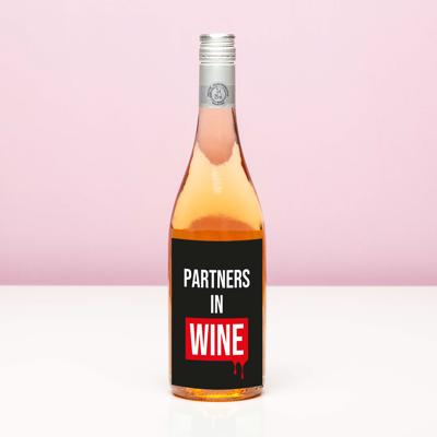 Wijnfles Partners in wine - Rosé (Blush Rosé)