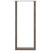 Bartafelpoten 2 st U-vormig 40x(110-111) cm staal naturel - thumbnail