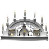Konstsmide 3259-210 Kerstkandelaar Huis Warmwit LED Warm-wit - thumbnail