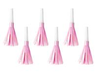 Feesttoeter lichtroze metallic 6 stuks - thumbnail