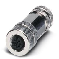 Phoenix Contact 1515170 Sensor/actuator connector, niet geassembleerd M12 Aantal polen (sensoren): 4 Bus, recht 1 stuk(s) - thumbnail