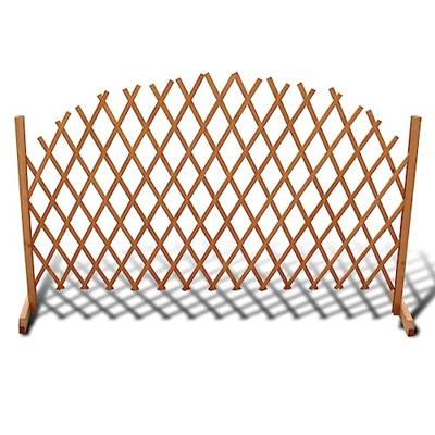 VidaXL Tuinlatwerk 180x100 cm massief hout