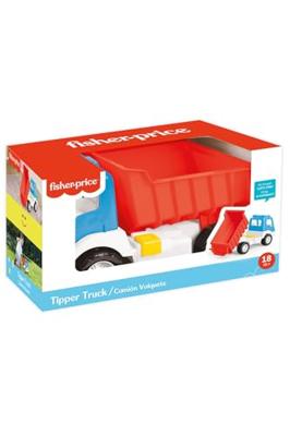 Dolu fisher price kiepwagen wit/blauw/rood