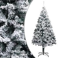 Kunstkerstboom met sneeuw 240 cm groen - thumbnail