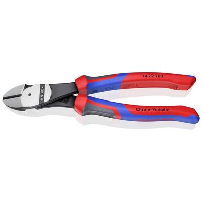 Knipex Kracht-zijsnijtang zwart geatramenteerd met meer-componentengrepen 200 mm - 7422200