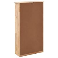 VidaXL Schoenenkast 55x20x104 cm massief walnotenhout - thumbnail