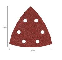 Wolfcraft Hechtschuurbladen | Geperforeerd | Delta | 95mm | 20 stuks - 1857000 - thumbnail