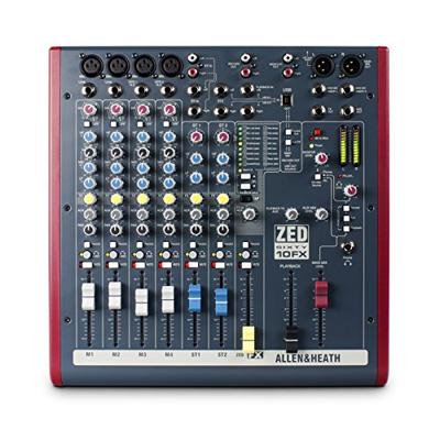 Allen & Heath ZED60-10FX PA mixer met effecten