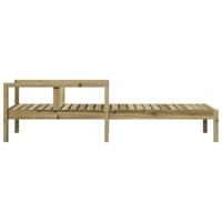 Ligstoel 199,5x62x55 cm gempregneerd grenenhout - thumbnail