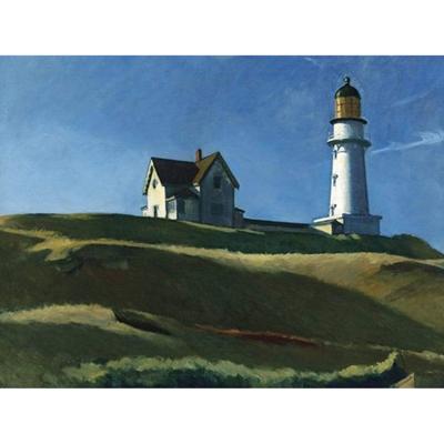 Kunstdruk Edward Hopper Lighthouse Hill 1927 50x40cm