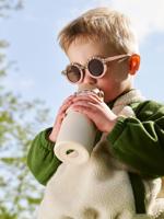 Roestvrijstalen fles Little Explorer beige - thumbnail