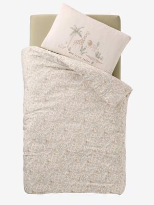 Set dekbedovertrek + kussensloop voor baby's BABYLON beige, bedrukt Set dekbedovertrek + kussensloop voor baby's BABYLON beige, bedrukt