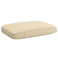 Palletkussen voor zitting Beige 120 x 80 x 12 cm Oxford stof - thumbnail