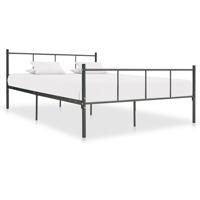 vidaXL Bedframe metaal grijs 140x200 cm - thumbnail