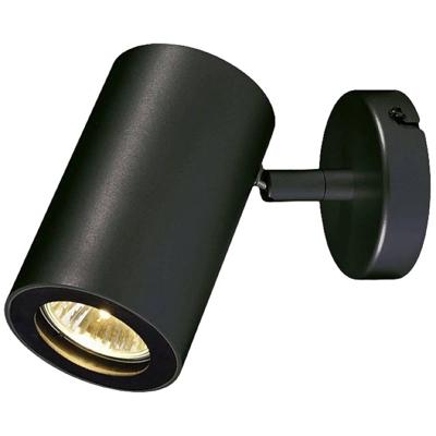 SLV ENOLA B 152010 Wandlamp GU10 50 W Zwart SLV ENOLA B 152010 Wandlamp GU10 50 W Zwart
