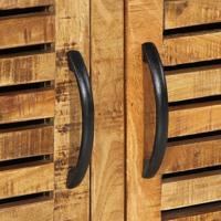 Schoenenkast Bruin 110 x 38 x 45 cm Massief mangohout - thumbnail