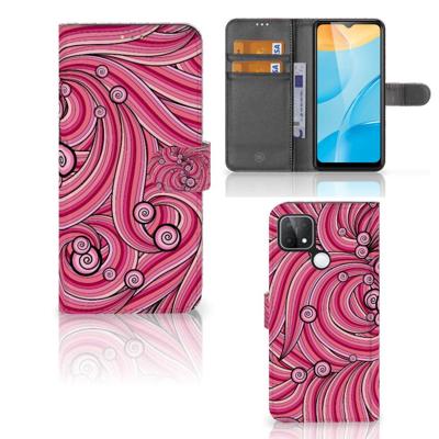 OPPO A15 Hoesje Swirl Pink OPPO A15 Hoesje Swirl Pink