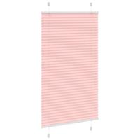Pliss rolgordijn 80x150 cm stofbreedte 79,4 cm polyester roze - thumbnail