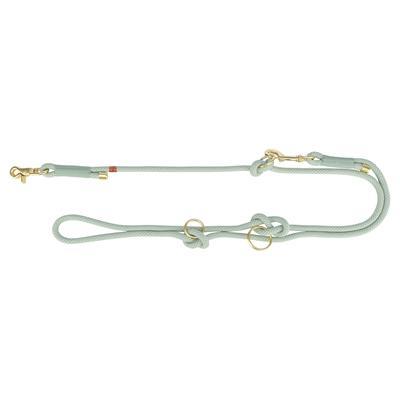 TRIXIE HONDENRIEM SOFT ROPE VERSTELBAAR SALIE / MINTGROEN 200X1,3 CM