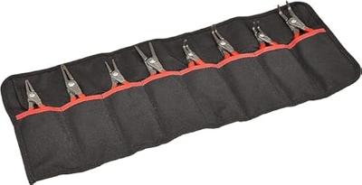 Knipex Set borgringtangen | 8-delig in roltas | 10-60 mm | 1 stuk - 00 19 58 V02 00 19 58 V02