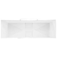 VidaXL Papieren zakken 250 st met hengsels 32x12x42 cm wit - thumbnail