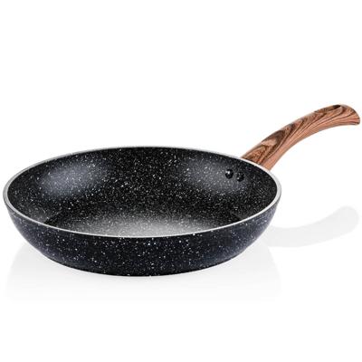 Westinghouse Koekenpan 28 cm Zwart Marmer Hout Westinghouse Koekenpan 28 cm Zwart Marmer Hout