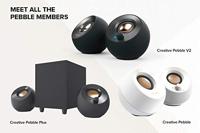 Creative Pebble V2, 2.0 2.0 PC-luidsprekers Kabelgebonden 4 W Zwart - thumbnail