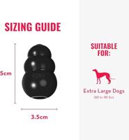 Hondenspeelgoed rubber extra large zwart Kong - Kong - thumbnail