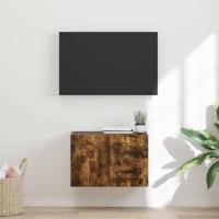 TV-wandkast Gerookt eiken 59,5 x 31 x 40 cm Bewerkt hout - thumbnail