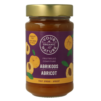 Fruit beleg abrikoos bio 250 Gram Fruit beleg abrikoos bio 250 Gram