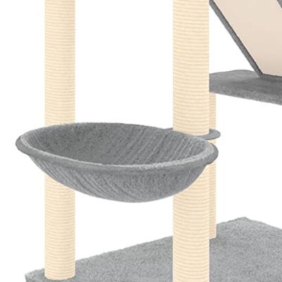 VidaXL Kattenmeubel vloer tot plafond 277-303 cm lichtgrijs - thumbnail