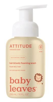 Attitude Baby Leaves Hair & Body Foaming Wash Attitude Baby Leaves Hair & Body Foaming Wash