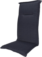 Pro Garden stoelkussen 120 x 50 cm katoen grijs - thumbnail