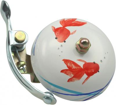 CRANE Suzu bell - hand painted - koi