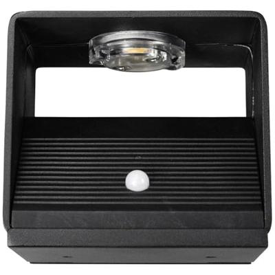 Sygonix SY-6053268 LED-wandlamp met bewegingsmelder LED LED vast ingebouwd 2 W Zwart Sygonix SY-6053268 LED-wandlamp met bewegingsmelder LED LED vast ingebouwd 2 W Zwart