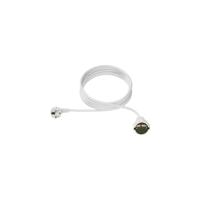Bachmann 341284 Stroom Verlengkabel Wit 2.00 m H05VV-F 3G 1,5 mm² - thumbnail