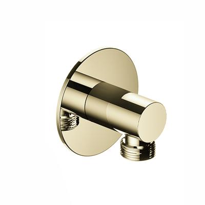 Wanduitlaat Hotbath Cobber Gepolijst Messing PVD