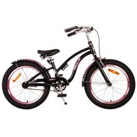 Volare miracle cruiser kinderfiets - meisjes - 18 inch - mat zwart - prime collection - thumbnail