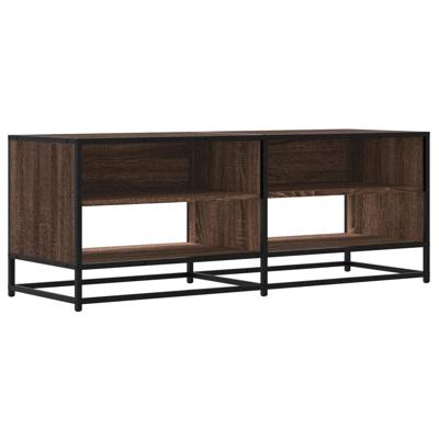 Tv-meubel 180x40x46 cm bewerkt hout bruin eikenkleurig - thumbnail