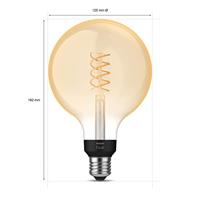 Philips HUE Lichtbron E27 Filament G125 White - thumbnail
