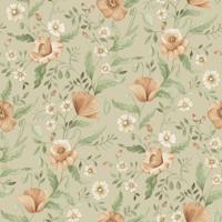Midbec FC Rosenlycka- Garden Flowers Beige - 43118 - thumbnail