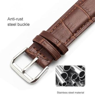 Garmin Venu 3s / Vivoactive 4s / Venu 2s / Vivomove 3s / Forerunner 255s - Crocodile leren bandje - Rood